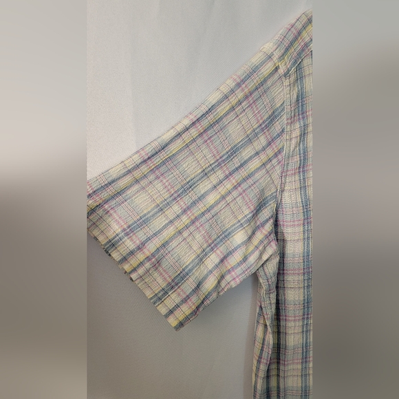 Patagonia Mens Short Sleeve Plaid Shirt Size L - Picture 3 of 8